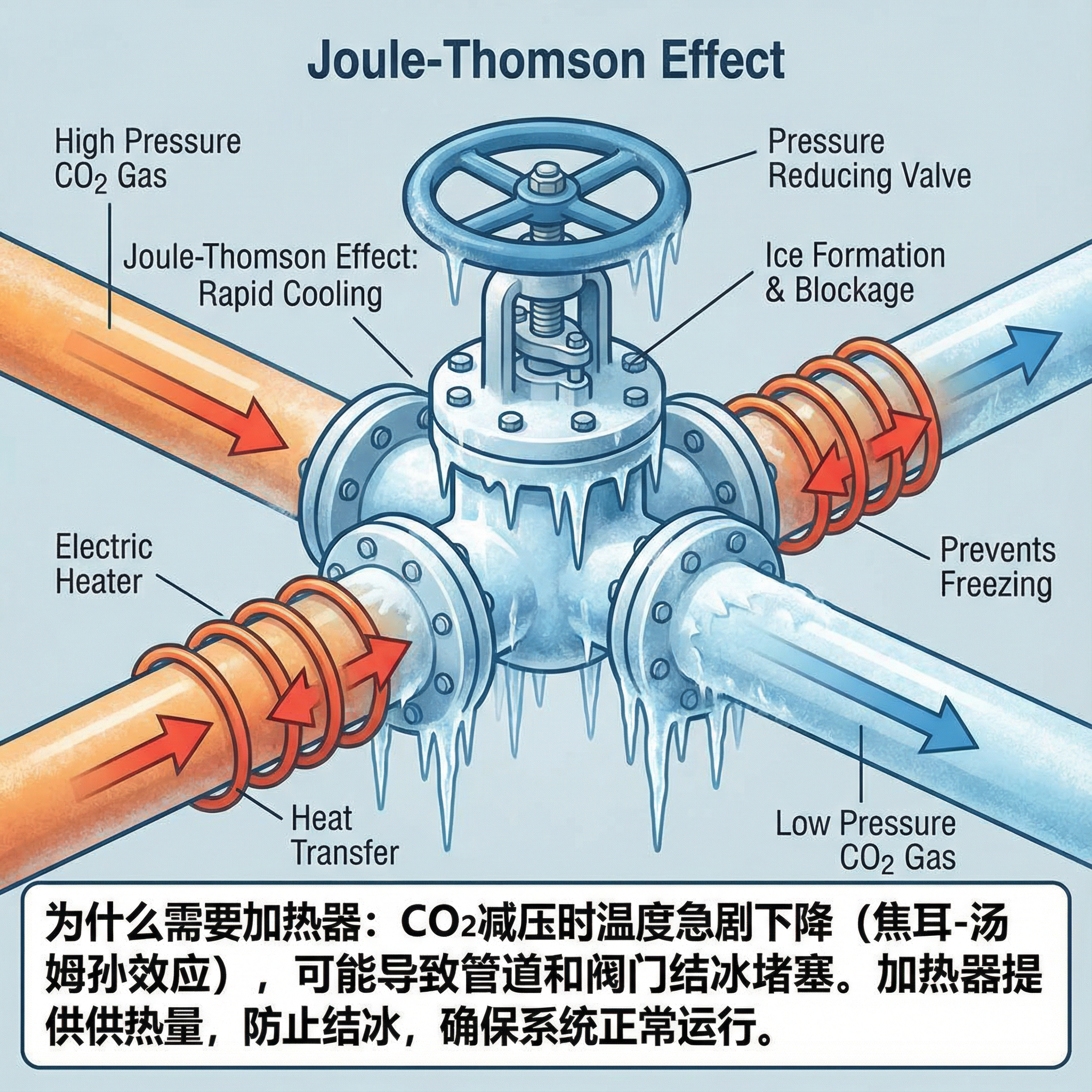 Why CO2 Pressure Reducers Need a Heater: A Deep Dive